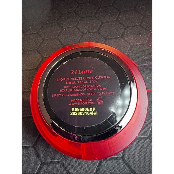 ESPOIR Be Velvet Cover Cushion 24 Latte 13g - Picture 3 of 3